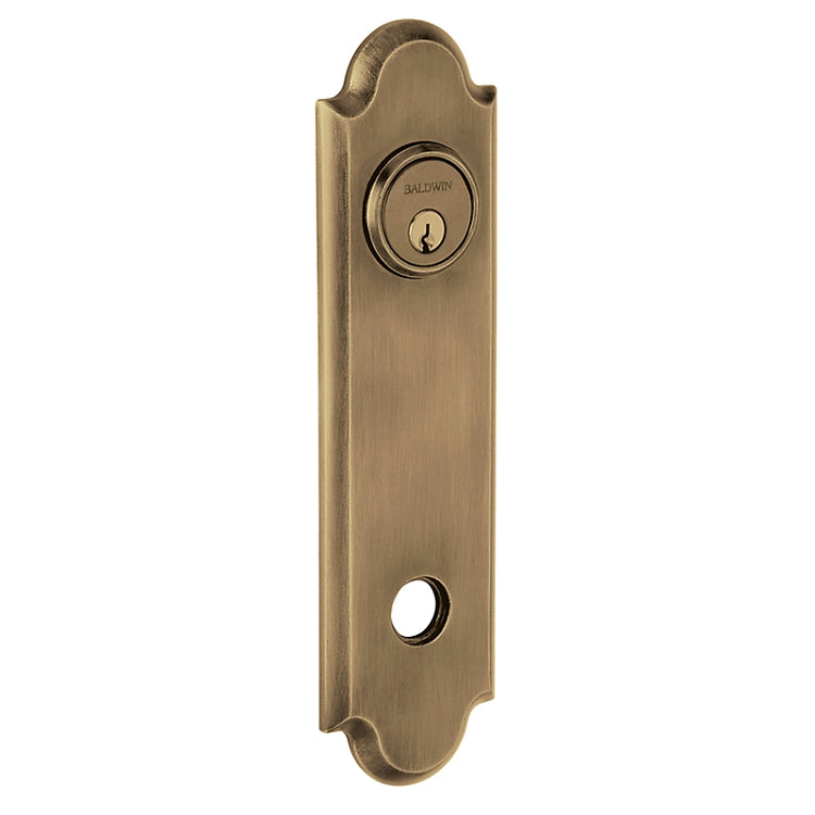 Baldwin Estate R032 - Satin Brass and Black