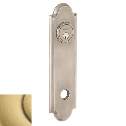 Baldwin Estate R032 - Satin Brass & Brown