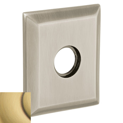 Baldwin Estate R033 - Satin Brass & Brown