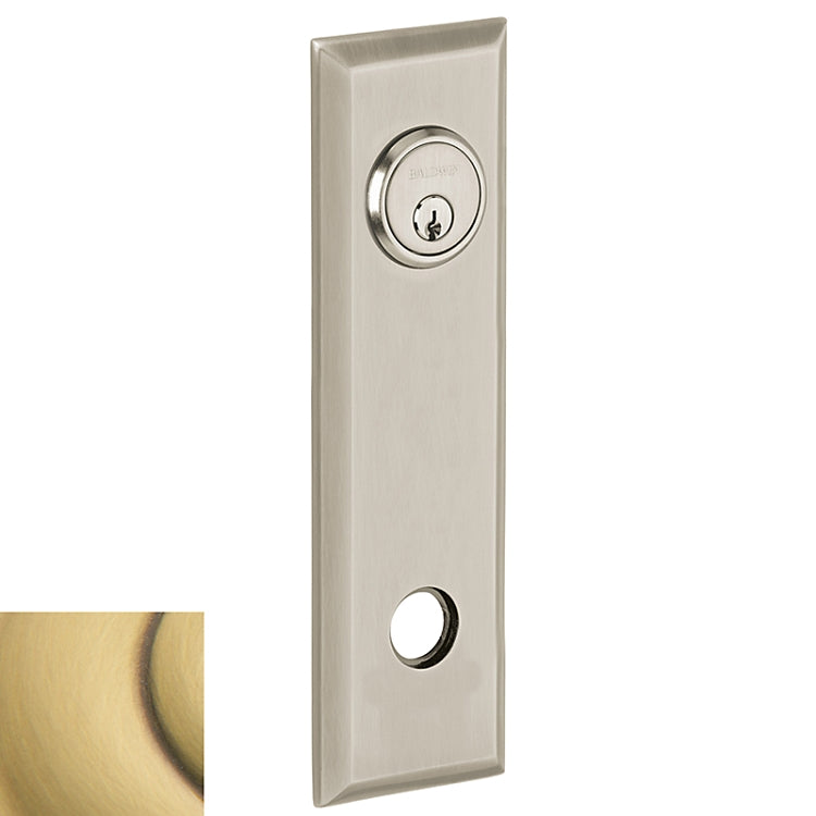 Baldwin Estate R035 - Satin Brass & Brown