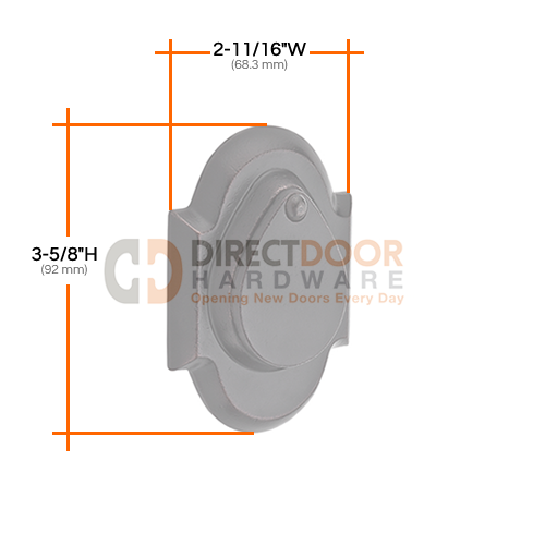 Baldwin Reserve Series Rustic Arch Single Cylinder Deadbolt