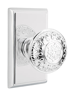 Emtek Lancaster Knob - Rectangular Rosette