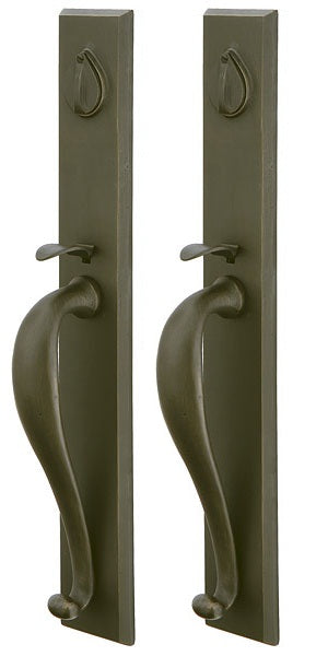 Emtek Rectangular Full Length Grip by Grip Handleset
