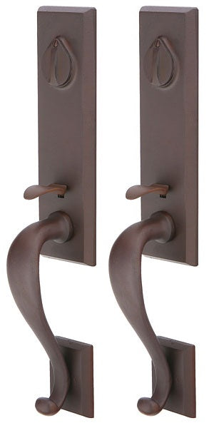Emtek Rectangular Monolithic Handleset