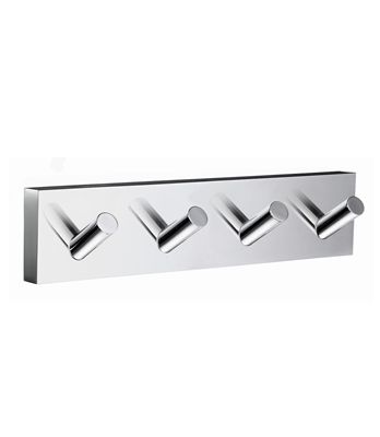 Smedbo House Collection Quadruple Towel Hook RK359 Polished Chrome