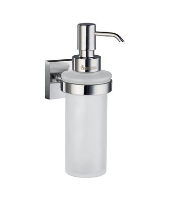 Smedbo House Collection Glass Soap Dispenser Wallmount RK369 Polished Chrome