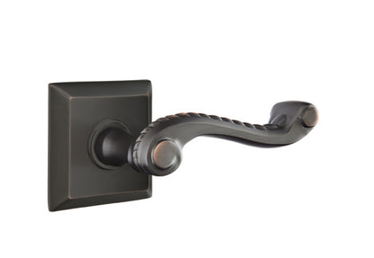 Emtek Rope Lever With Quincy Rosette