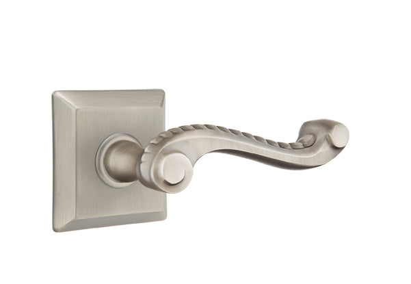 Emtek Rope Lever With Quincy Rosette