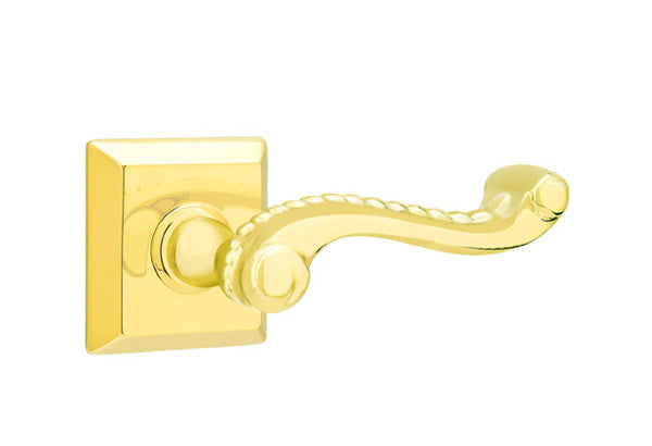 Emtek Rope Lever With Quincy Rosette
