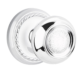 Emtek Belmont Knob Polished Chrome Rope Rosette