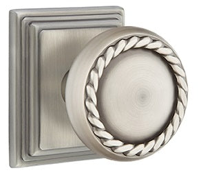 Emtek Rope Knob with Wilshire Rosette