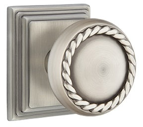 Emtek Rope Knob with Wilshire Rosette