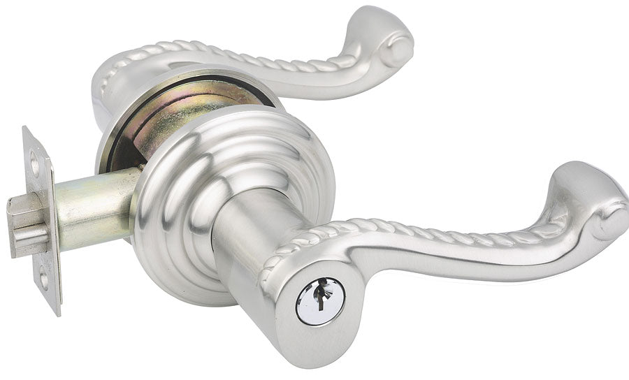 Emtek Rope Key in Lever with Style 8 Rosette