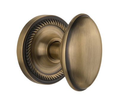 Nostalgic Warehouse Rope Rosette with Homestead Knob