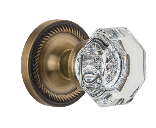 Nostalgic Warehouse Rope Rosette with Waldorf Knob