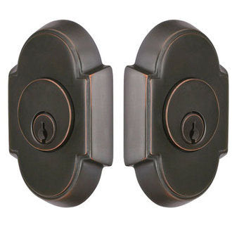 Emtek #8 Style Double Cylinder Deadbolt - Oil Rubbed Bronze