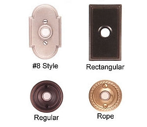 Emtek Rope Key in Lever with Style 8 Rosette
