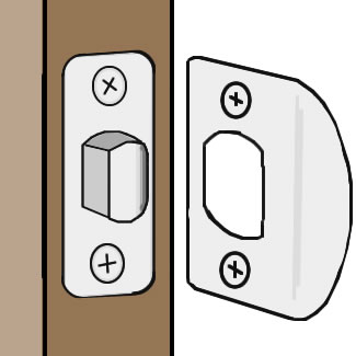 Inox 105 Frankfurt Lever Handle with Square Rosette