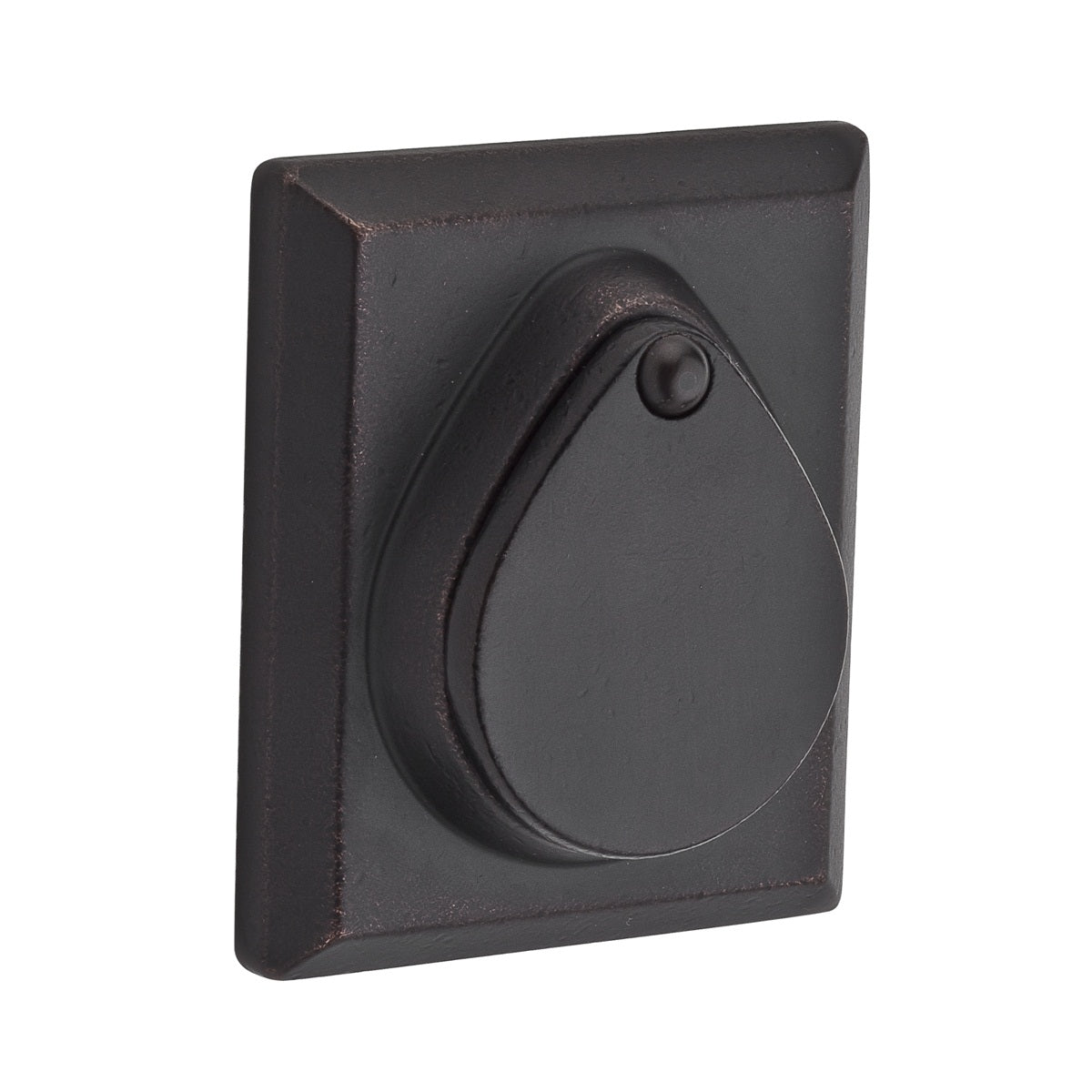 Baldwin Rustic Square Deadbolt Dark Bronze
