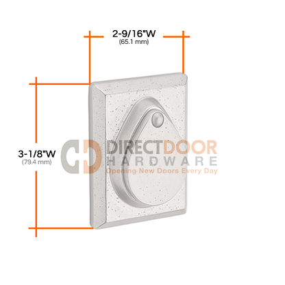 Baldwin Reserve Series Rustic Square Double Cylinder Deadbolt