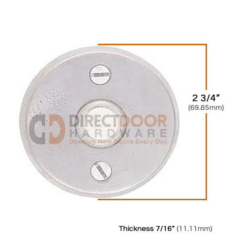 Emtek, Sandcast Style 2 Doorbell Cover