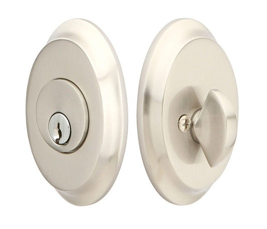 Emtek Saratoga Style Deadbolt - Satin Nickel