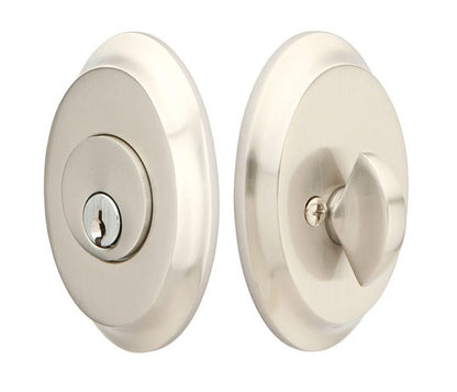 Emtek Saratoga Style Deadbolt - Satin Nickel