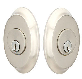 Emtek Saratoga Double Cylinder Deadbolt - Satin Nickel