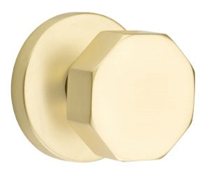 Emtek Octagon Knob - Disk Rosette