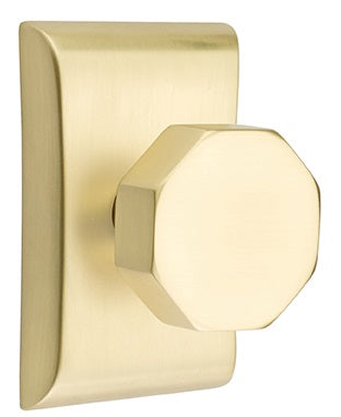 Emtek Octagon Knob - Neos Rosette