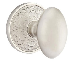 Emtek Egg Knob - Lancaster Rosette
