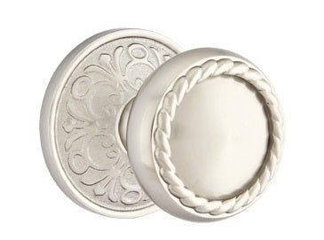 Emtek Rope Knob with Lancaster Rosette