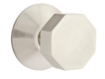 Emtek Octagon Modern Door Knob with Modern Rosette