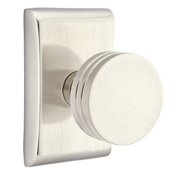 Emtek Bern Modern Door Knob with Neos Rosette