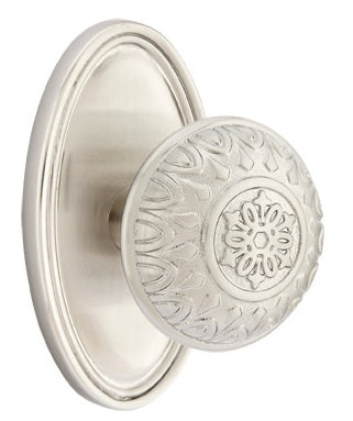Emtek Lancaster Knob - Oval Rosette