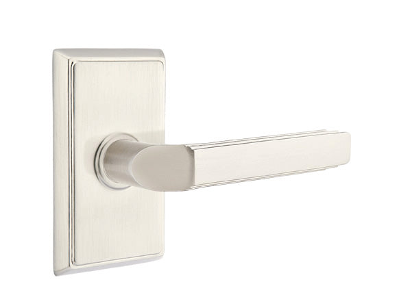 Emtek Milano Lever with Rectangular Rosette