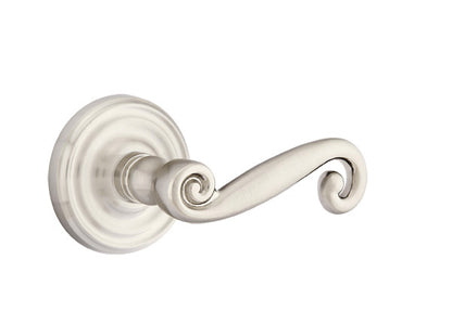 Emtek Rustic Lever - Regular Rosette - Satin Nickel
