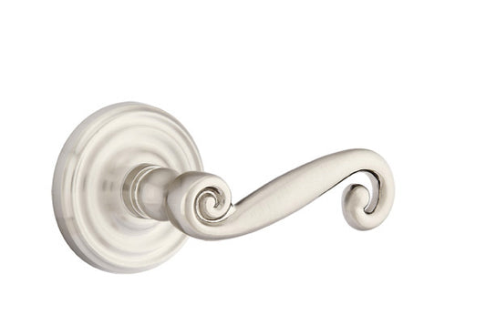 Emtek Rustic Lever - Regular Rosette - Satin Nickel