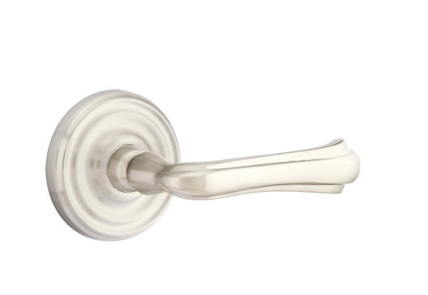 Emtek Wembley Lever with Regular Rosette - Satin Nickel