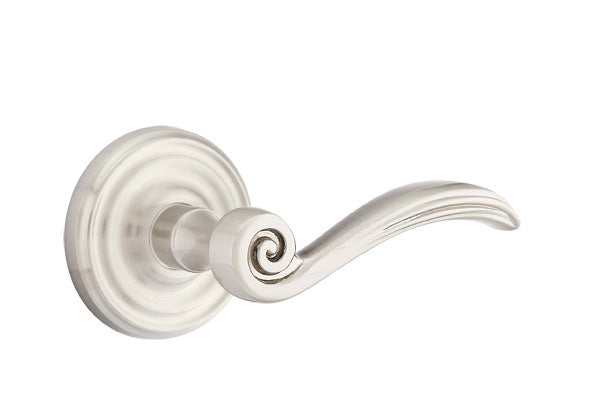 Emtek Elan Interior Mortise Lever with Regular Rosette