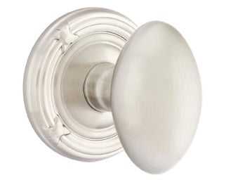 Emtek Egg Knob - Ribbon and Reed Rosette