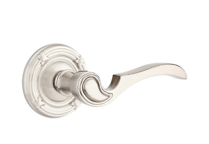 Emtek Coventry Lever with Ribbon & Reed - Satin Nickel