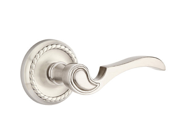 Emtek Coventry Lever with Rope Rosette - Satin Nickel