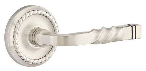 Emtek Santa Fe Lever - Regular Rosette - Satin Nickel