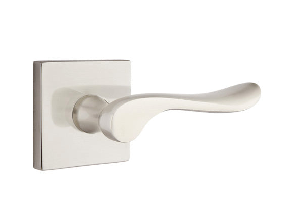 Emtek Luzern Lever Satin Nickel-Square Rosette
