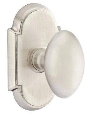 Emtek Egg Interior Mortise Knob with #8 Rosette