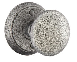 Emtek Jamestown Knob Satin Steel Style 2 Rosette