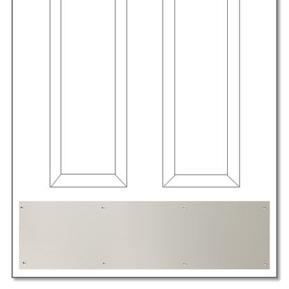 Satin Nickel Kickplate