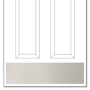 Satin Stainless Steel Kickplate