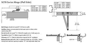 SC70 Series Hinge (Pull Side)